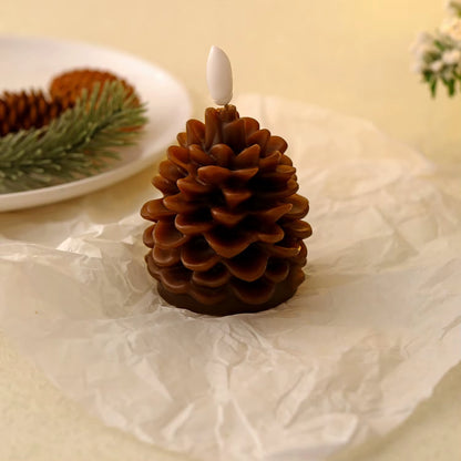 Electronic LED Pinecone Candle